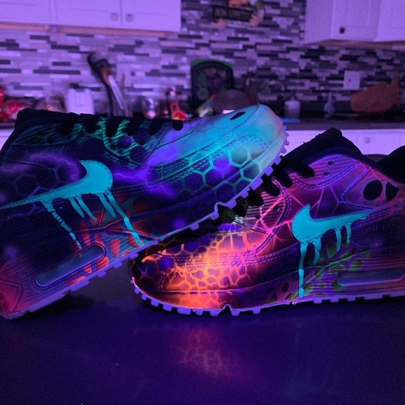 Nike Shoes - Nike AirMax 90 Custom Galaxy